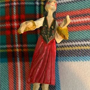 Vintage 1989 House of Hatten 12 Days of Christmas Ornament-Ladies Dancing